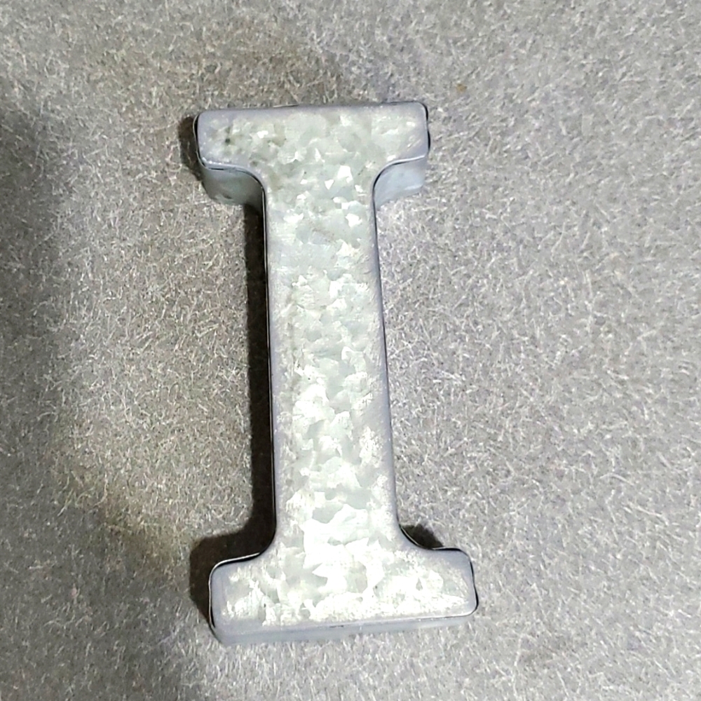 Galvanized Letter
